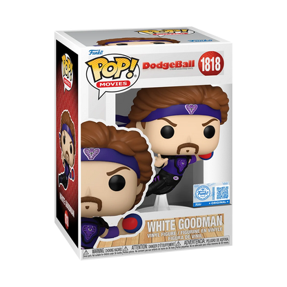Funko Pop! Movies: Dodgeball - White Goodman / Peter La Fleur / Patches O'Houlihan / Steve "The Pirate" Cowan / White Goodman [Funko Special Edition] *PREORDER*