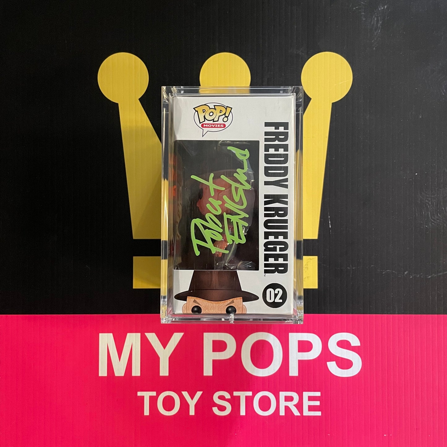 FUNKO POP! MOVIES: NIGHTMARE ON ELM STREET - FREDDY KRUEGER #02 [SIGNED CHASE]