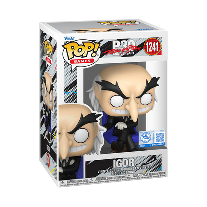 Funko Pop! Games: Persona (30th Anniversary) - Male Protagonist (3) / Female Protagonist (3) / Protagonist (4) / Protagonist (5) / Protagonist (5) [Exclusive] / Igor [Exclusive] *PREORDER*