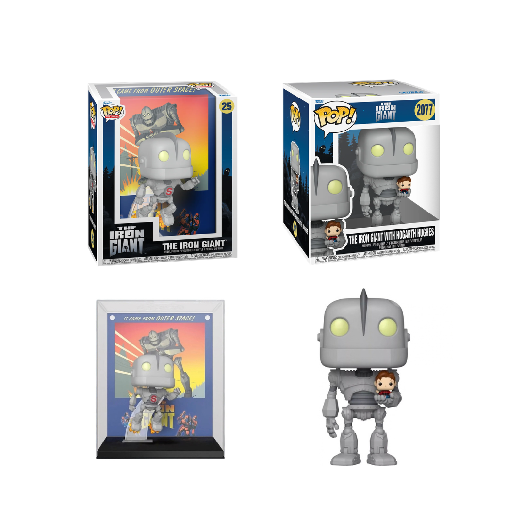 Funko Pop! Movies: The Iron Giant - Comic Cover #25 / with Hogarth Hughes #2077 *PREORDER*