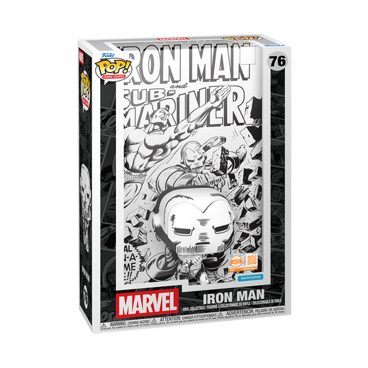Funko Pop! Marvel - Iron Man (Black & White Comic Cover) #76 [Funko Limited Edition - 750pcs]