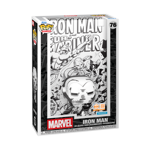Funko Pop! Marvel - Iron Man (Black & White Comic Cover) #76 [Funko Limited Edition - 750pcs] *PREORDER*