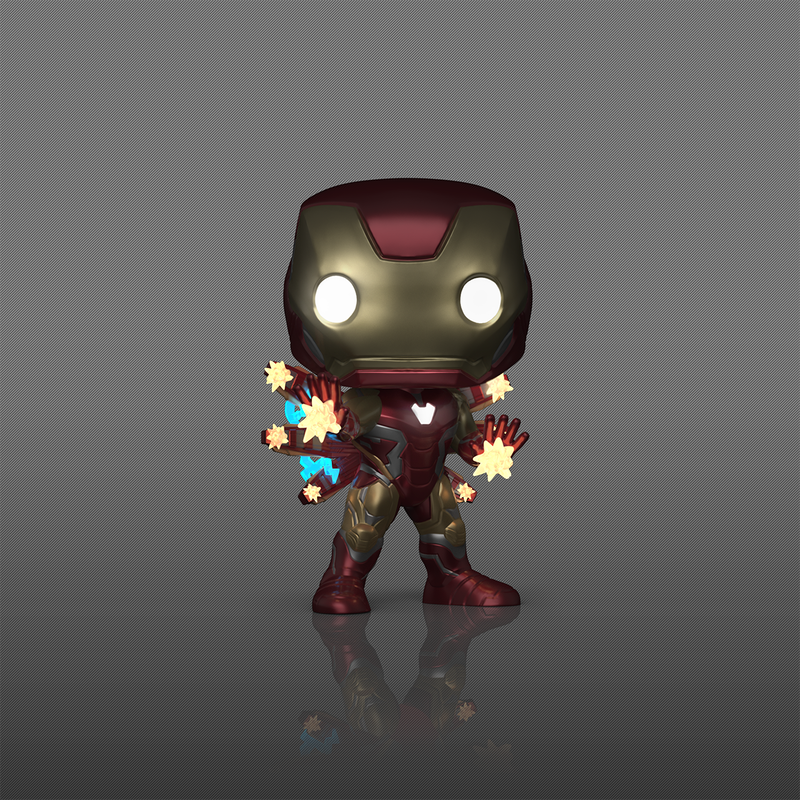 Funko Pop! Marvel: Iron Man - Plus! Iron Man #1555 [Funko Special Edition - Glow-In-The-Dark (GITD)]