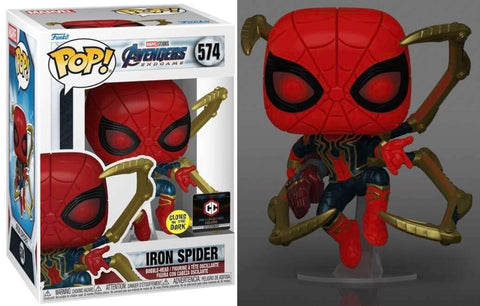 Funko Pop! Marvel - Avengers End Game: Iron Spider (with Nano Gauntlet) GITD [CHALICE EXCLUSIVE] #574