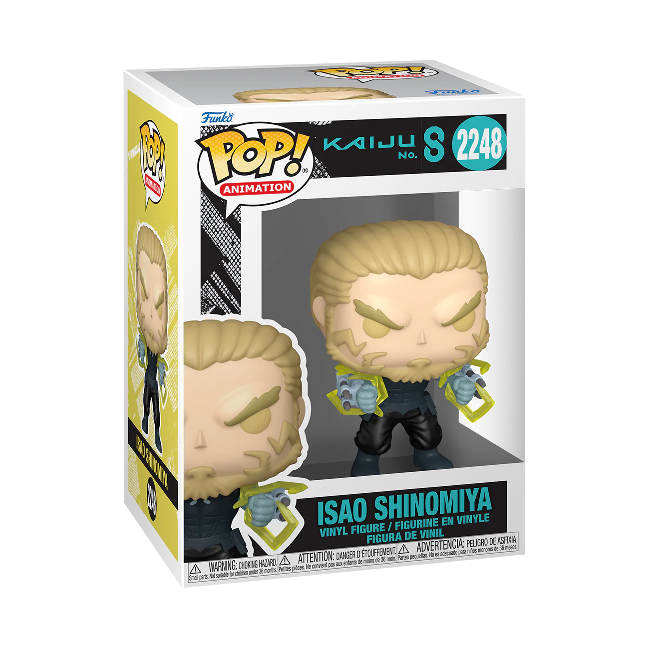 Funko Pop! Anime: Kaiju No. 8 - Isao Shinomiya / Iharu Furuhashi / Haruichi Izumo / Aoi Karuragi / Deluxe Kikoru Shinomiya / Super 6" Kaiju No. 8 (Uncontrolled)