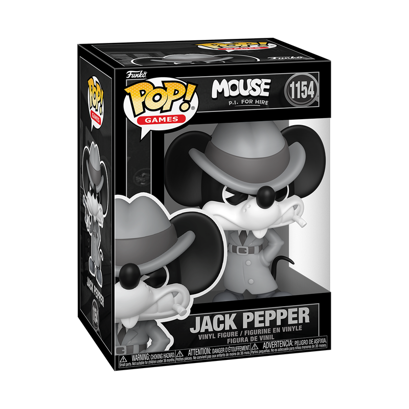 Funko Pop! Games: MOUSE P.I. For Hire - Jack Pepper #1154