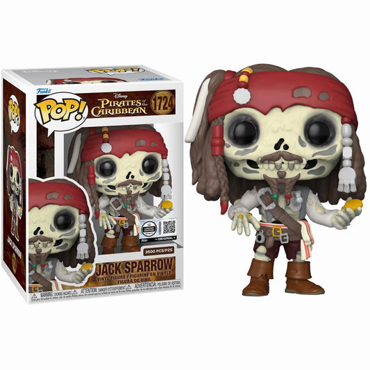 Funko Pop! Movies: Pirates Of The Caribbean - Jack Sparrow (Skeleton) #1724 [Funko Limited Edition - 3,500pcs] *PREORDER*