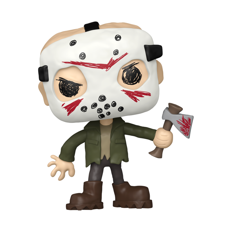 Funko Pop! Movies: Horror (Doodles Series) - Sam / Art The Clown / Jason / Billy On Bike *PREORDER*