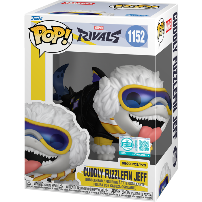 Funko Pop! Games: Marvel Rivals - Cuddly Fuzzlefin Jeff #1152 [Funko Limited Edition - 9,500pcs]
