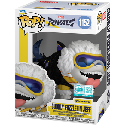 Funko Pop! Games: Marvel Rivals - Cuddly Fuzzlefin Jeff #1152 [Funko Limited Edition - 9,500pcs]