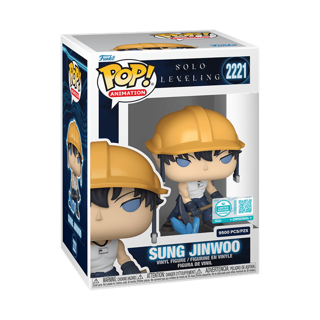 Funko Pop! Anime: Solo Leveling - Sung Jinwoo (Construction) #2221 [Funko Limited Edition 9,500pcs]