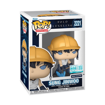 Funko Pop! Anime: Solo Leveling - Sung Jinwoo (Construction) #2221 [Funko Limited Edition 9,500pcs]