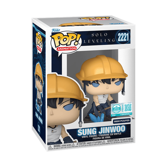 Funko Pop! Anime: Solo Leveling - Sung Jinwoo (Construction) #2221 [Funko Limited Edition 9,500pcs]