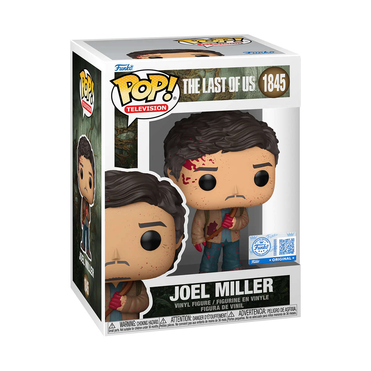Funko Pop! Television: The Last Of Us - Joel Miller (Bloody) #1845 [Funko Special Edition - Entertainment Earth Exclusive]