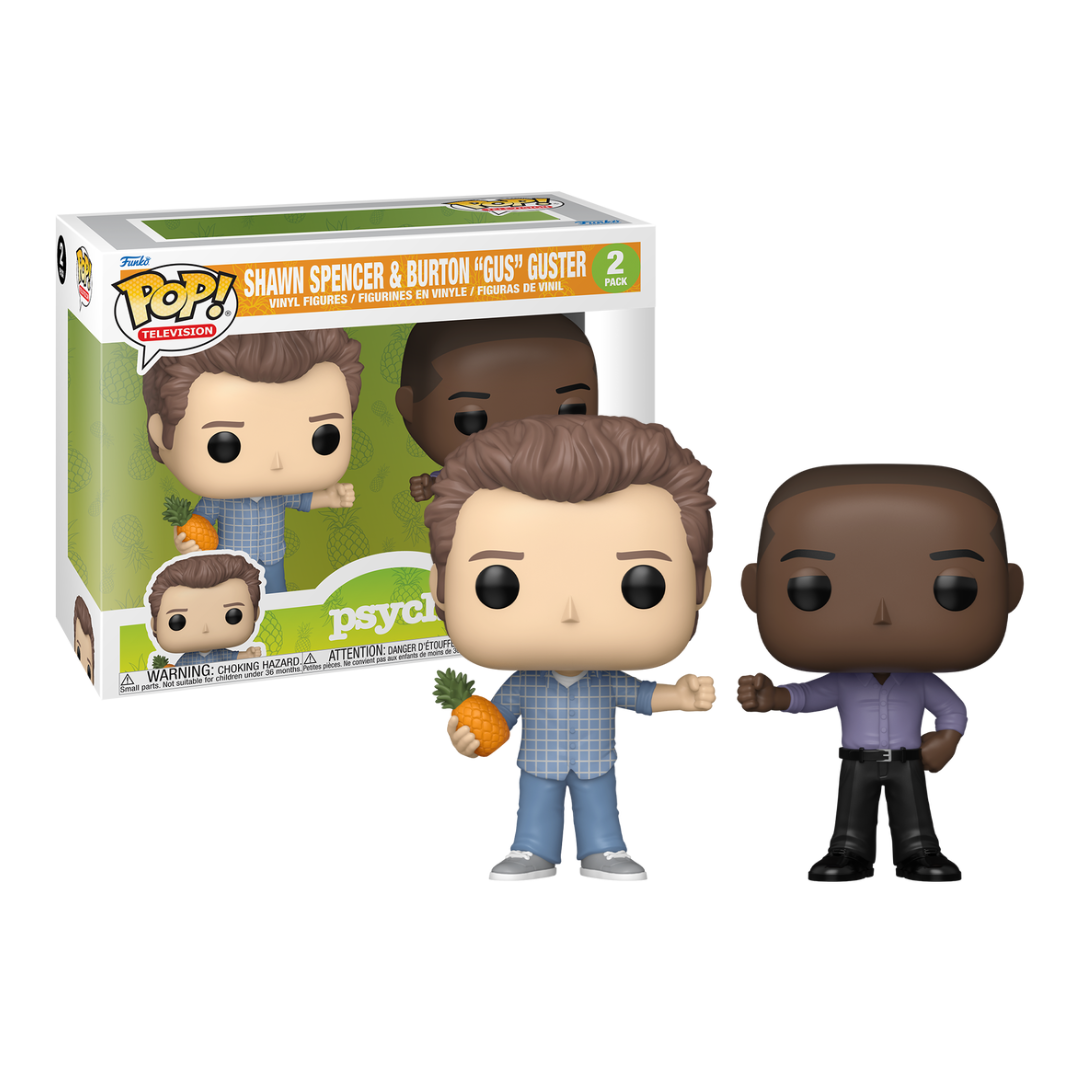 Funko Pop! Television: Psych - Shawn Spencer & Burton "Gus" Guster 2pk *PREORDER*