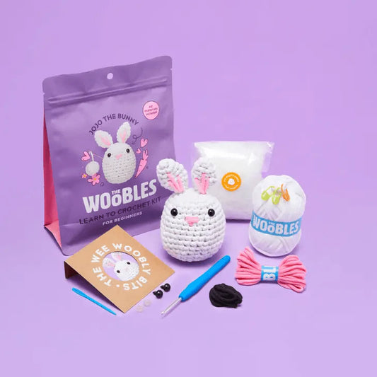 The Woobles: Beginner Crochet Kit - Jojo The Bunny