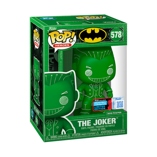 Funko Pop! Heroes: Batman - The Joker (Blueprint) #578 [Shared Convention Sticker 2025 NYCC - Limited Edition 2,010pcs] *PREORDER*