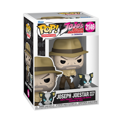 Funko Pop! Anime: Jojo's Bizarre Adventure - Joseph Joestar with Iggy #2146
