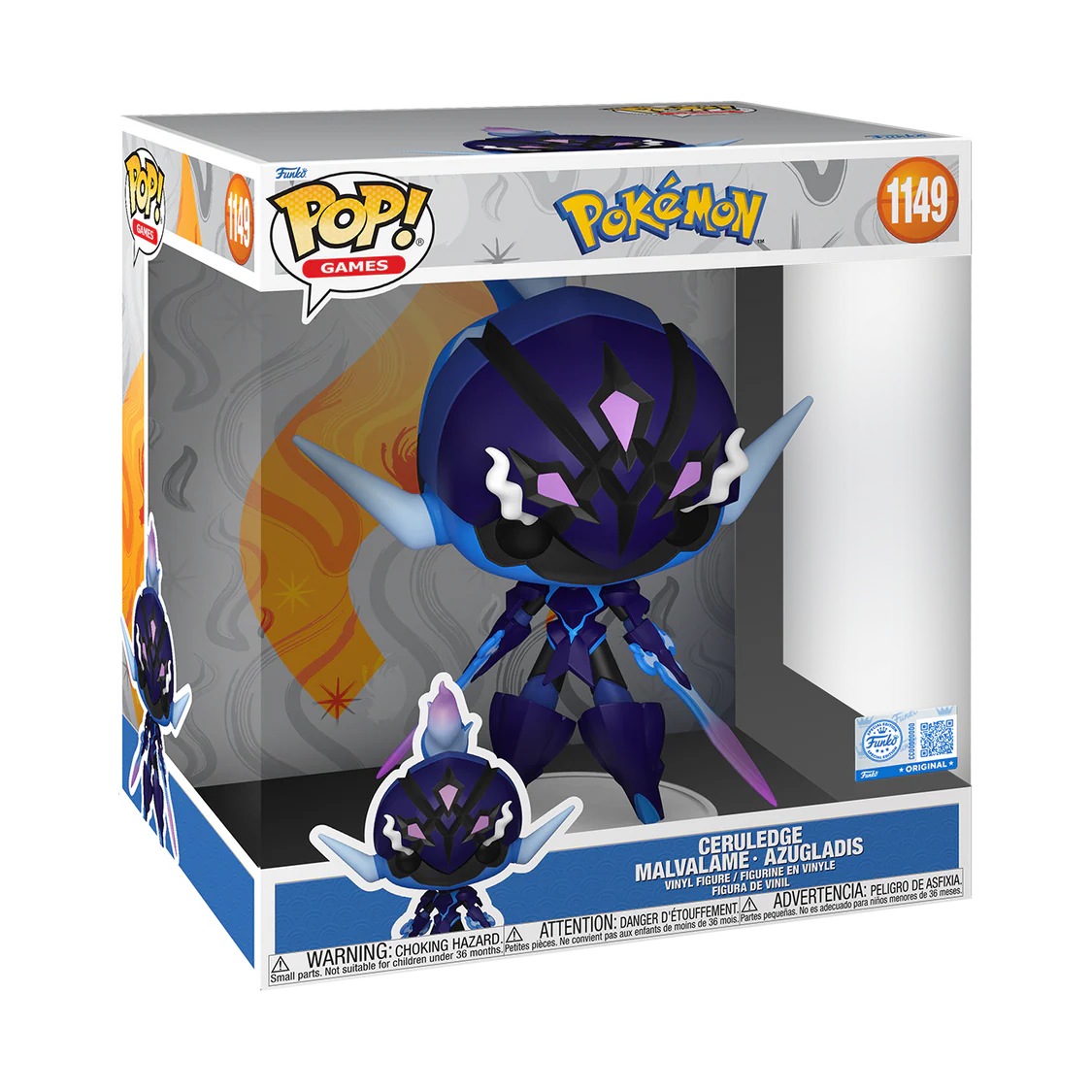 Funko Pop! Games: Pokemon - Jumbo 10" Ceruledge #1149 [Funko Special Edition - Target Exclusive] *PREORDER*