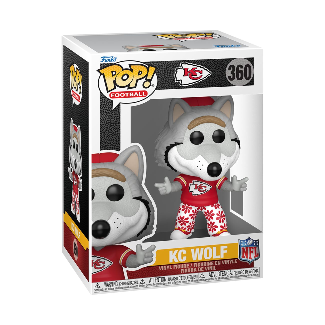Funko Pop! Sports: NFL - Staley Da Bear / Swoop / Toro / Roary / Poe / KC Wolf / Billy Buffalo *PREORDER*