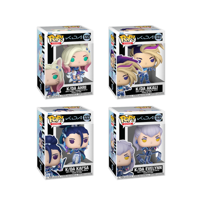 Funko Pop! Games: League Of Legends (K/DA) - Ahri / Akali / Kai'Sa / Evelynn *PREORDER*