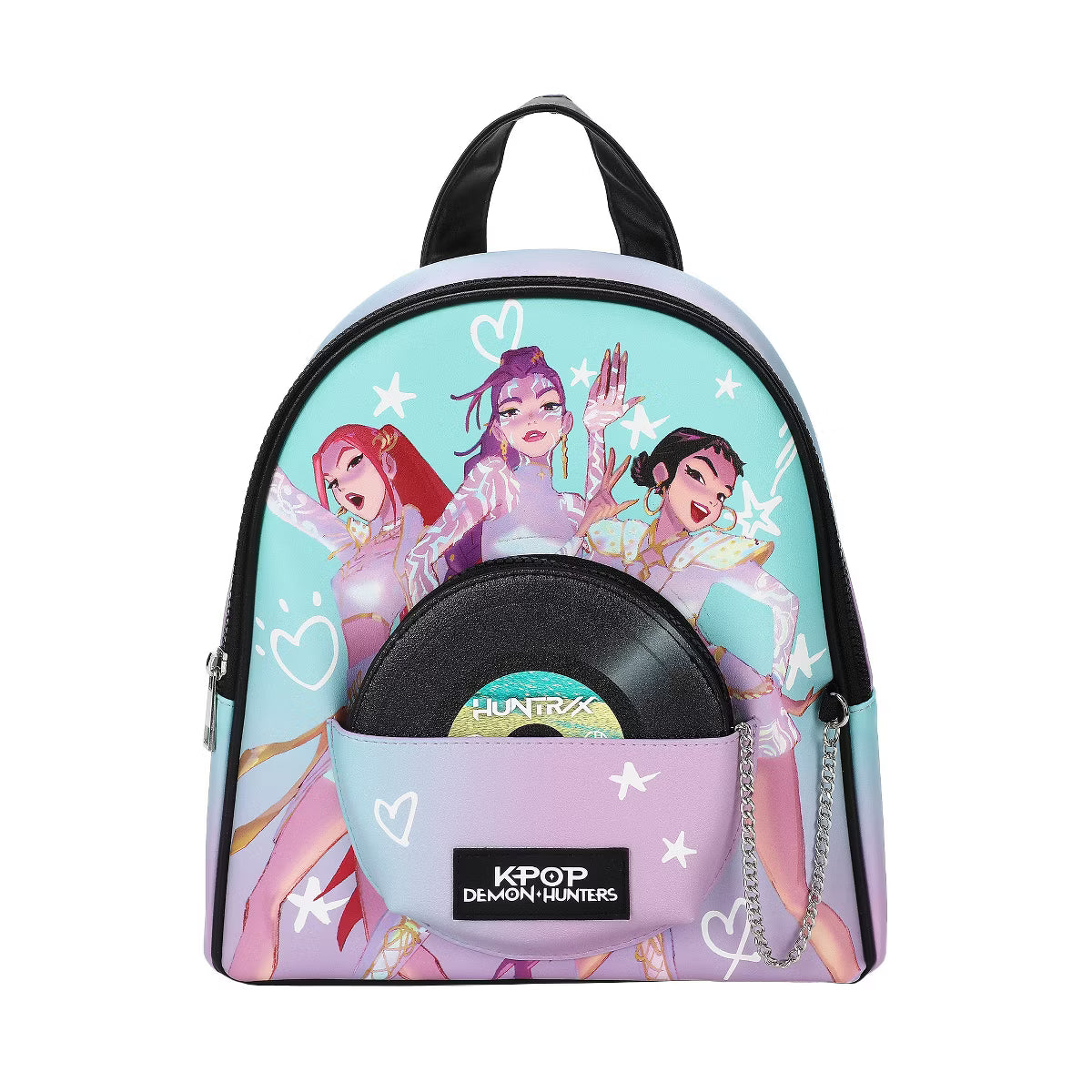 K-Pop Demon Hunters - HUNTR/X Iridescent Mini Backpack with Coin Purse