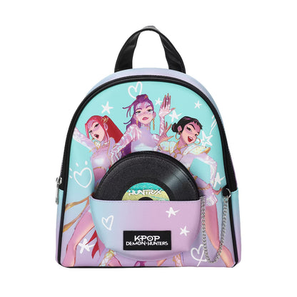 K-Pop Demon Hunters - HUNTR/X Iridescent Mini Backpack with Coin Purse