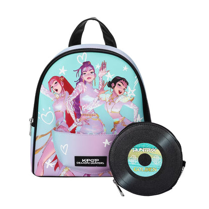 K-Pop Demon Hunters - HUNTR/X Iridescent Mini Backpack with Coin Purse