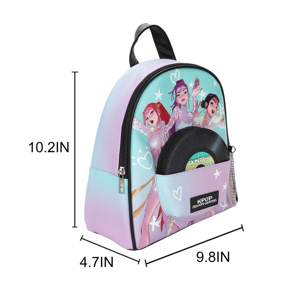 K-Pop Demon Hunters - HUNTR/X Iridescent Mini Backpack with Coin Purse