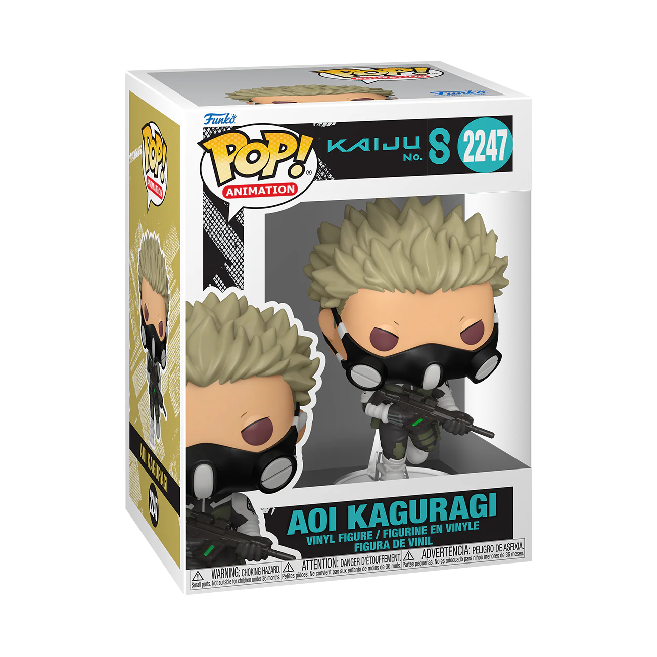 Funko Pop! Anime: Kaiju No. 8 - Isao Shinomiya / Iharu Furuhashi / Haruichi Izumo / Aoi Karuragi / Deluxe Kikoru Shinomiya / Super 6" Kaiju No. 8 (Uncontrolled)