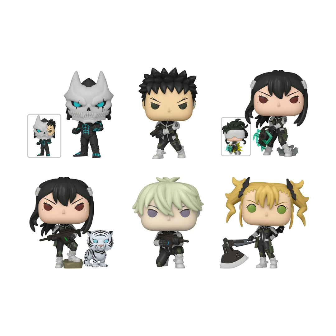 Funko Pop! Anime: Kaiju No. 8 - Kaiju No. 8 / Kafka Hibino / Mina Ashiro / Mina & Bakko / Reno Ichikawa / Kikoru Shinomiya
