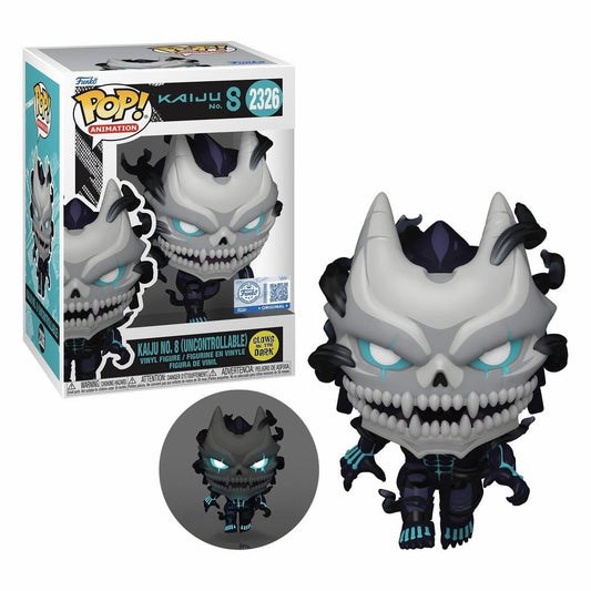 Funko Pop! Anime: Kaiju No. 8 - Kaiju No. 8 (Uncontrollable) #2326 [Funko Special Edition - Glow-In-The-Dark (GITD)] *PREORDER*