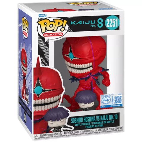 Funko Pop! Anime: Kaiju No. 8 - Soshiro Hoshina Vs. Kaiju No. 10 #2251 [Chalice Collectibles Exclusive] *PREORDER*