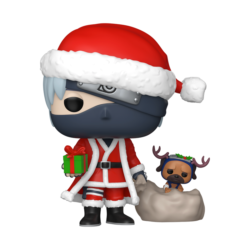 Funko Pop! Anime: Holiday Outfits - Plus! Tanjiro / Nezuko / Naruto / Kakashi with Pakkun