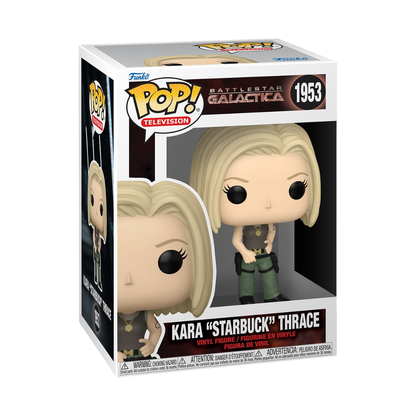 Funko Pop! Television: Battlestar Galactica - Cylon (Metallic) / Gaius Baltar / Kara "Starbuck" Thrace / Six *PREORDER*