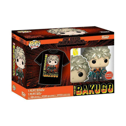 Funko Pop! My Hero Academia: T-Shirt Bundles - Toga / Bakugo / Jiro / Deku / All Might / Fumikage / Iida **WEB ONLY**