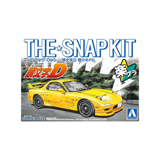 Aoshima: The Snap Kit - Initial D Keisuke's FD 1:32 Scale Model Kit