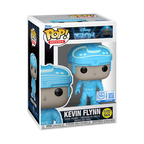 Funko Pop! Movies: Tron - Kevin Flynn #1856 [Funko Special Edition - Glow-In-The-Dark (GITD)] *PREORDER*