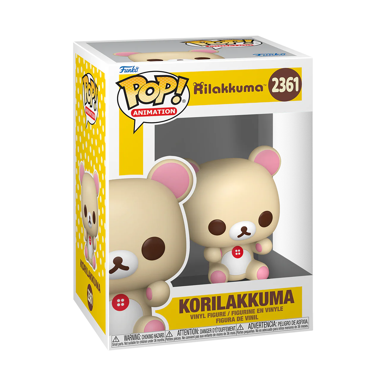 Funko Pop! Animation: Rilakkuma - Rilakkuma / Korilakkuma / Chairoikoguma / Kiiroitori *PREORDER*