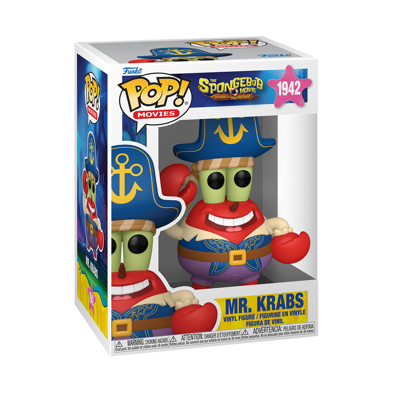 Funko Pop! Television: Spongebob Squarepants - Spongebob (Pirate) / Spongebob (Flying Dutchman) / Gary (Pirate) / Patrick (Pirate) / Mr. Krabs (Pirate) / Squidward (Pirate)