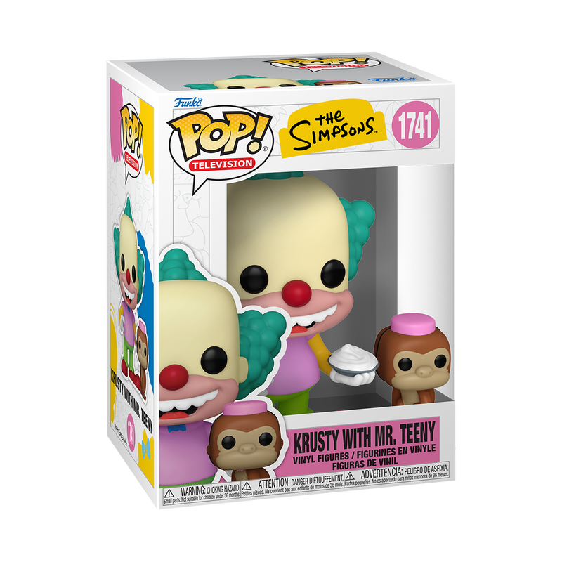 Funko Pop! Television: The Simpsons - Bart / Homer / Marge with Maggie / Mr. Burns / Lisa with Snowball II / Krusty with Mr. Teeny