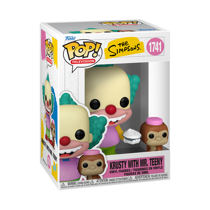 Funko Pop! Television: The Simpsons - Bart / Homer / Marge with Maggie / Mr. Burns / Lisa with Snowball II / Krusty with Mr. Teeny