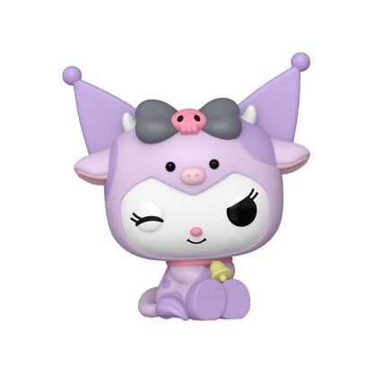 Funko Pop! Sanrio (Cow Outfits) - Kuromi #138 / Hello Kitty #136