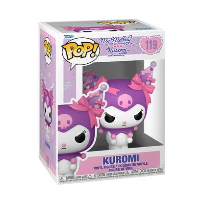 Funko Pop! Sanrio: Kuromi & My Melody (20th Anniversary) - Kuromi (Grumpy) #119 / My Melody #120 *PREORDER*