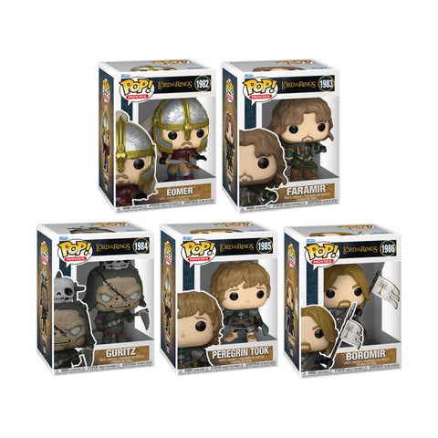 Funko Pop! Movies: Lord Of The Rings (LOTR) - Eomer / Faramir / Guritz / Peregin Took / Boromir *PREORDER*