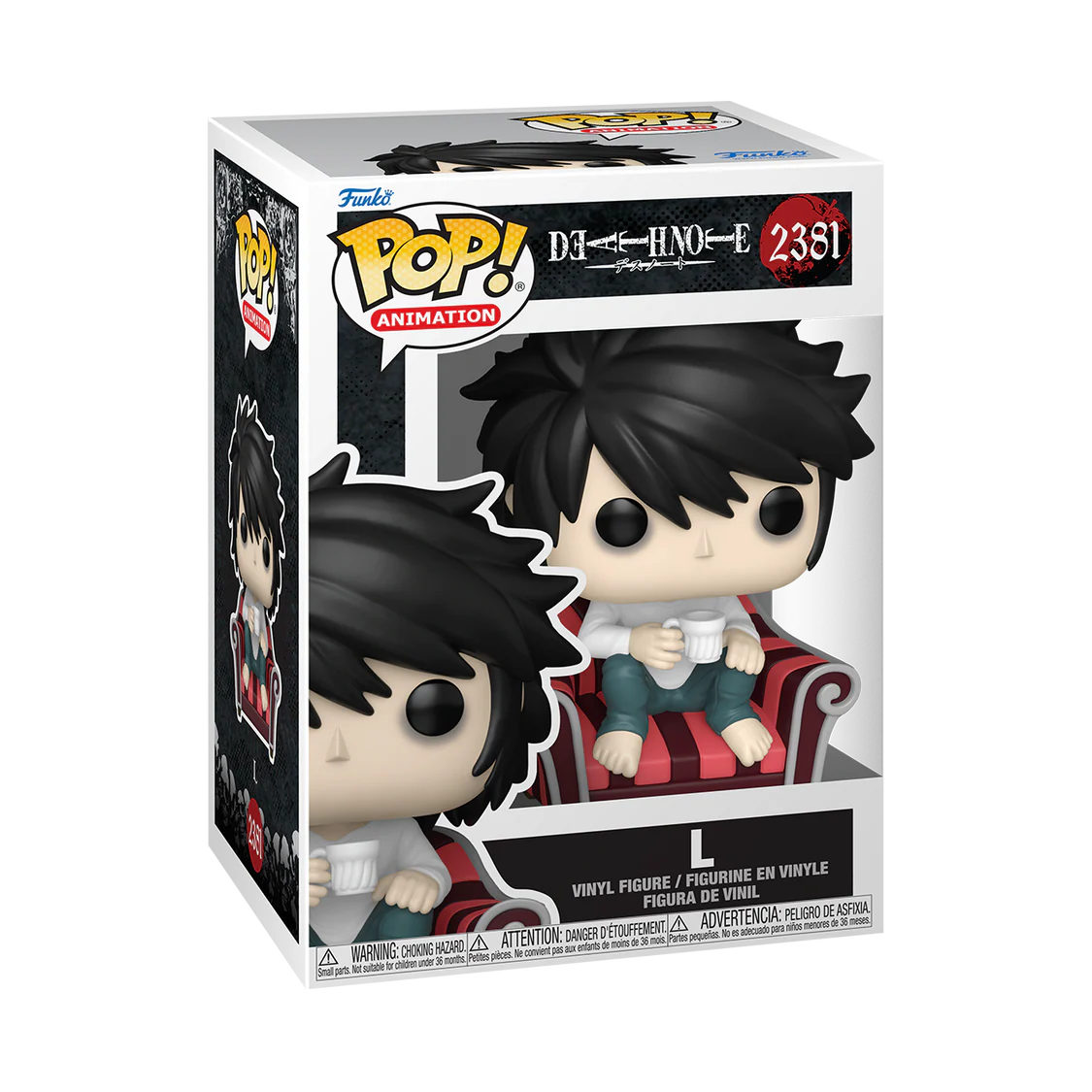 Funko Pop! Anime: Death Note (Refresh) - L #2381 *PREORDER*