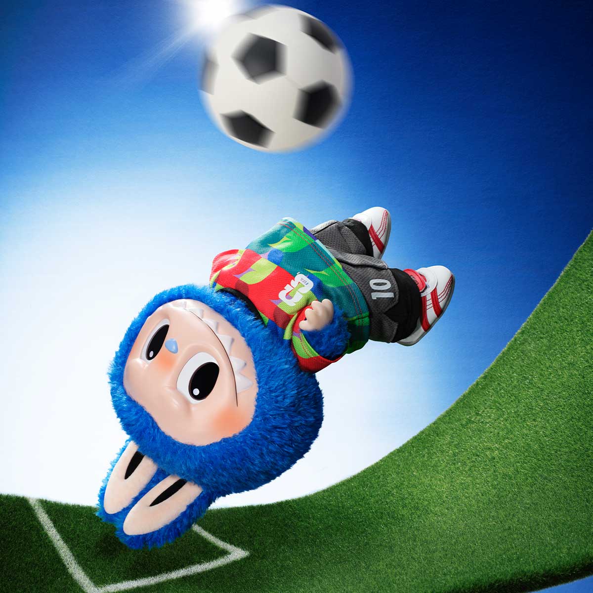 PopMart: The Monsters (Labubu) x FIFA Series - "Catch The Win" Vinyl Face Doll *PREORDER*