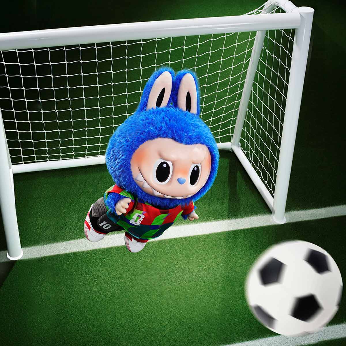 PopMart: The Monsters (Labubu) x FIFA Series - "Catch The Win" Vinyl Face Doll *PREORDER*