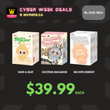 *CYBER WEEK* Popmart: The Monsters (Labubu) - Have A Seat / Exciting Macaron / Big Into Energy Blind Box