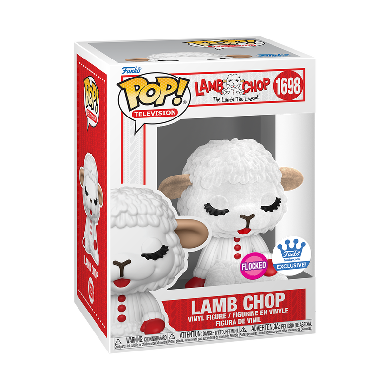 Funko Pop! Television: Lamb Chop - Lamb Chop (Flocked) #1698 [Funko Shop Exclusive]